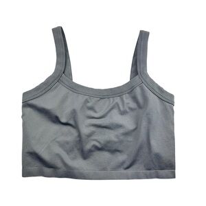 Yogalicious Anette Seamless Stonewash Crop Tank LARGE